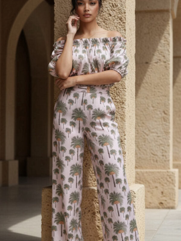 Design By Laerke Elisabeth bluse nude palm