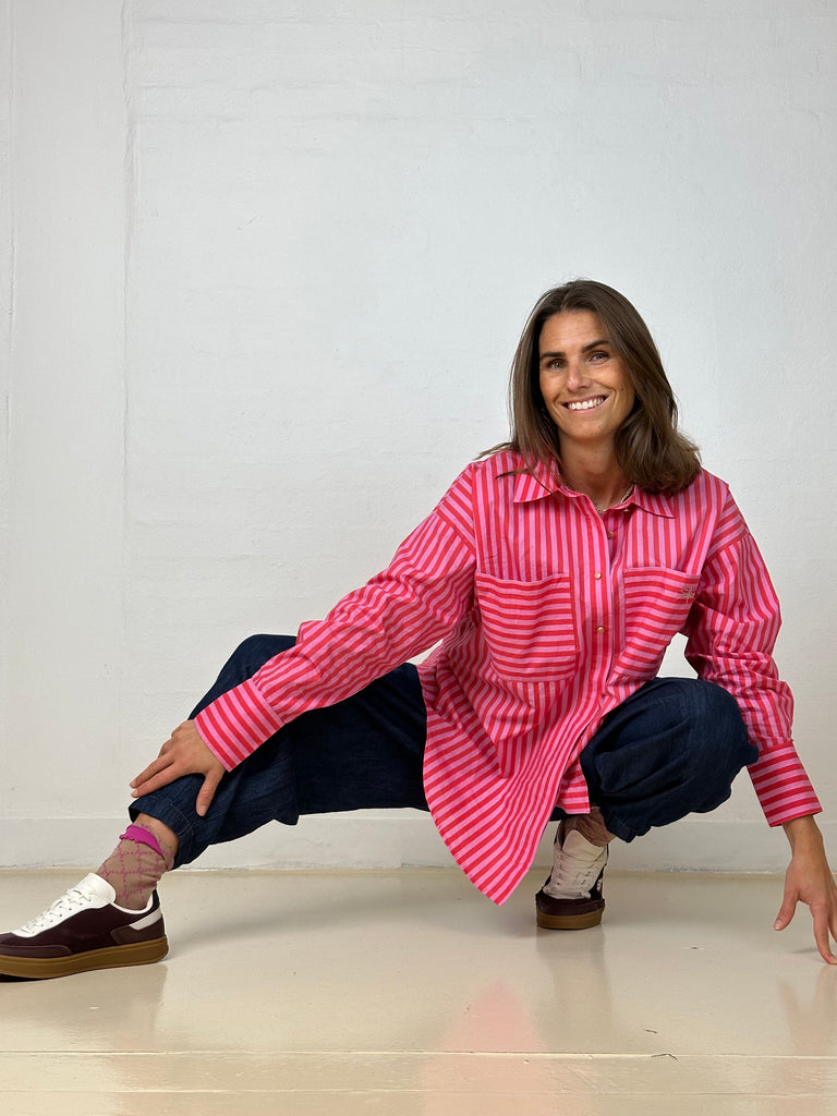 Gaspar 2510341 Copenhagen stripe pink