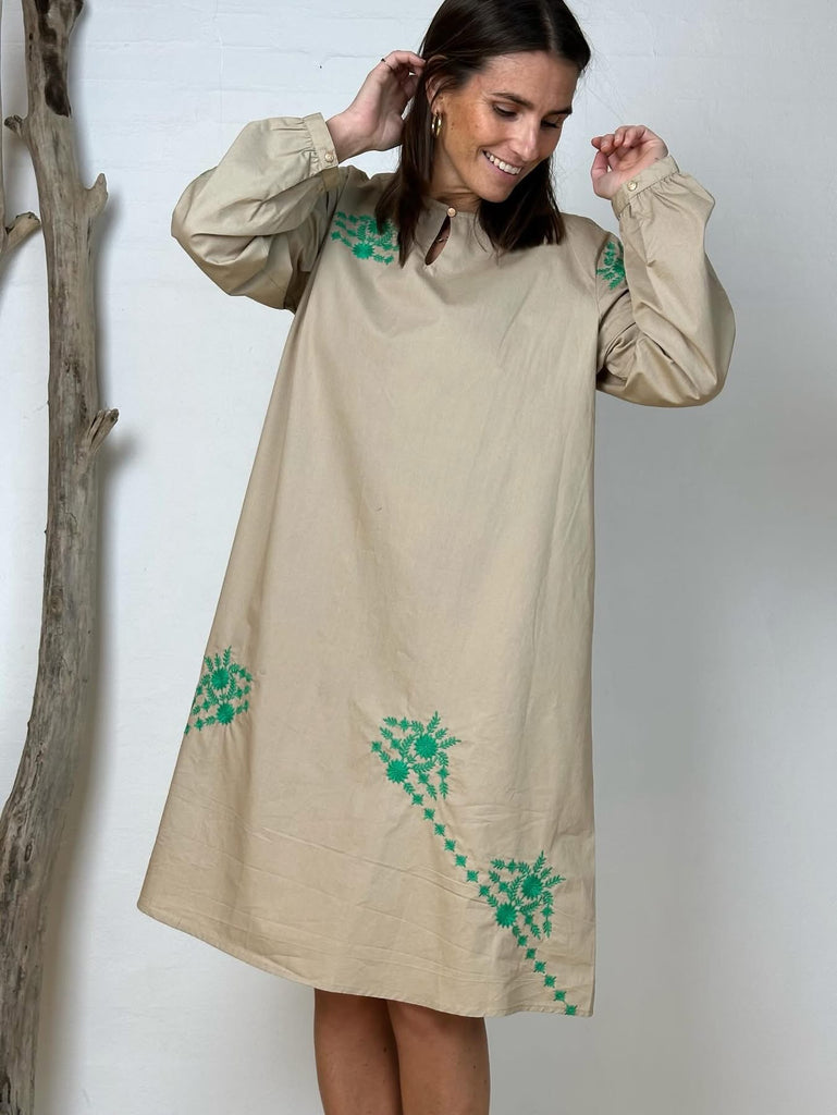 Gaspar 2510710 Berlin dress sand