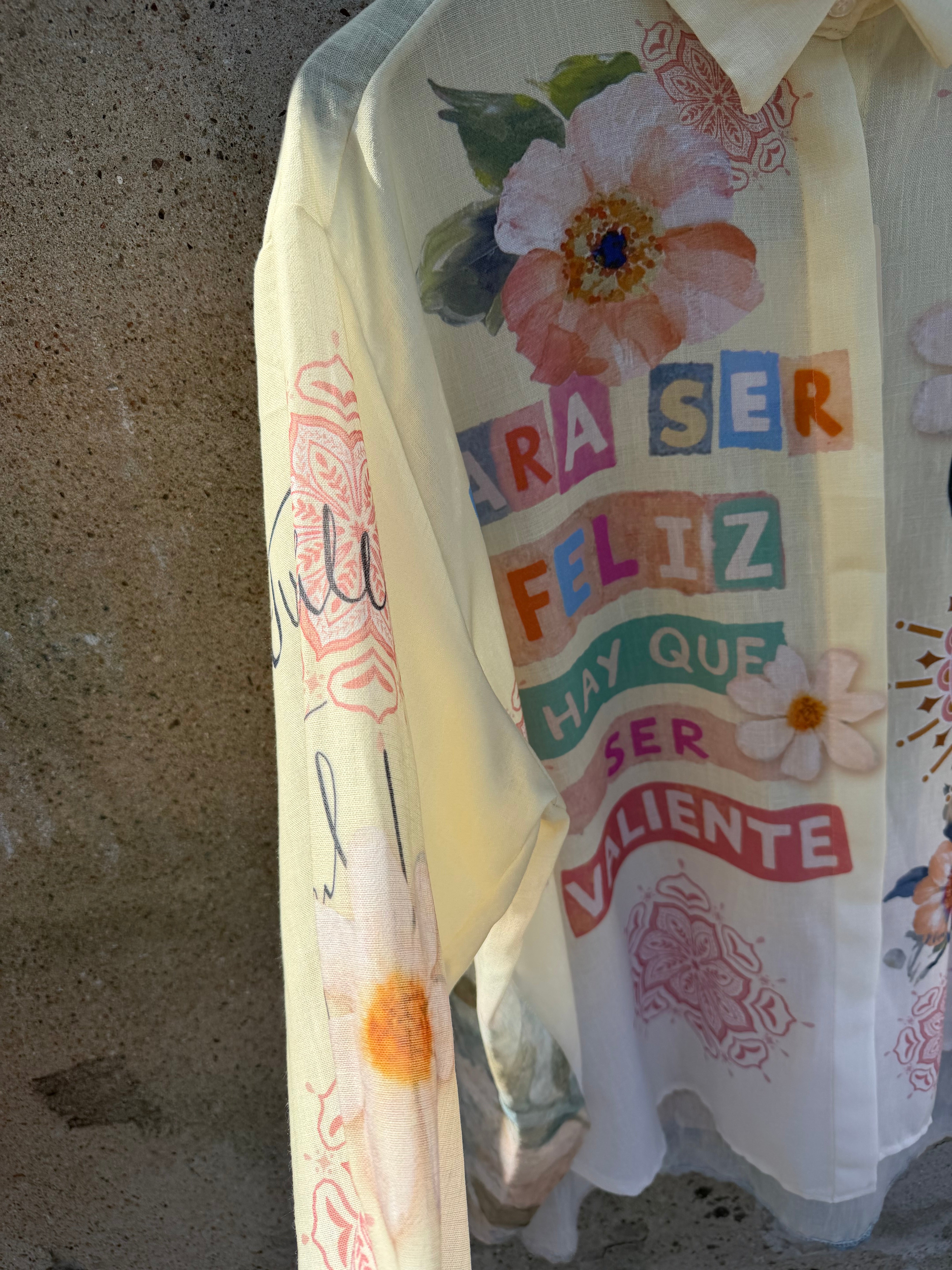 Molly flower shirt yellow