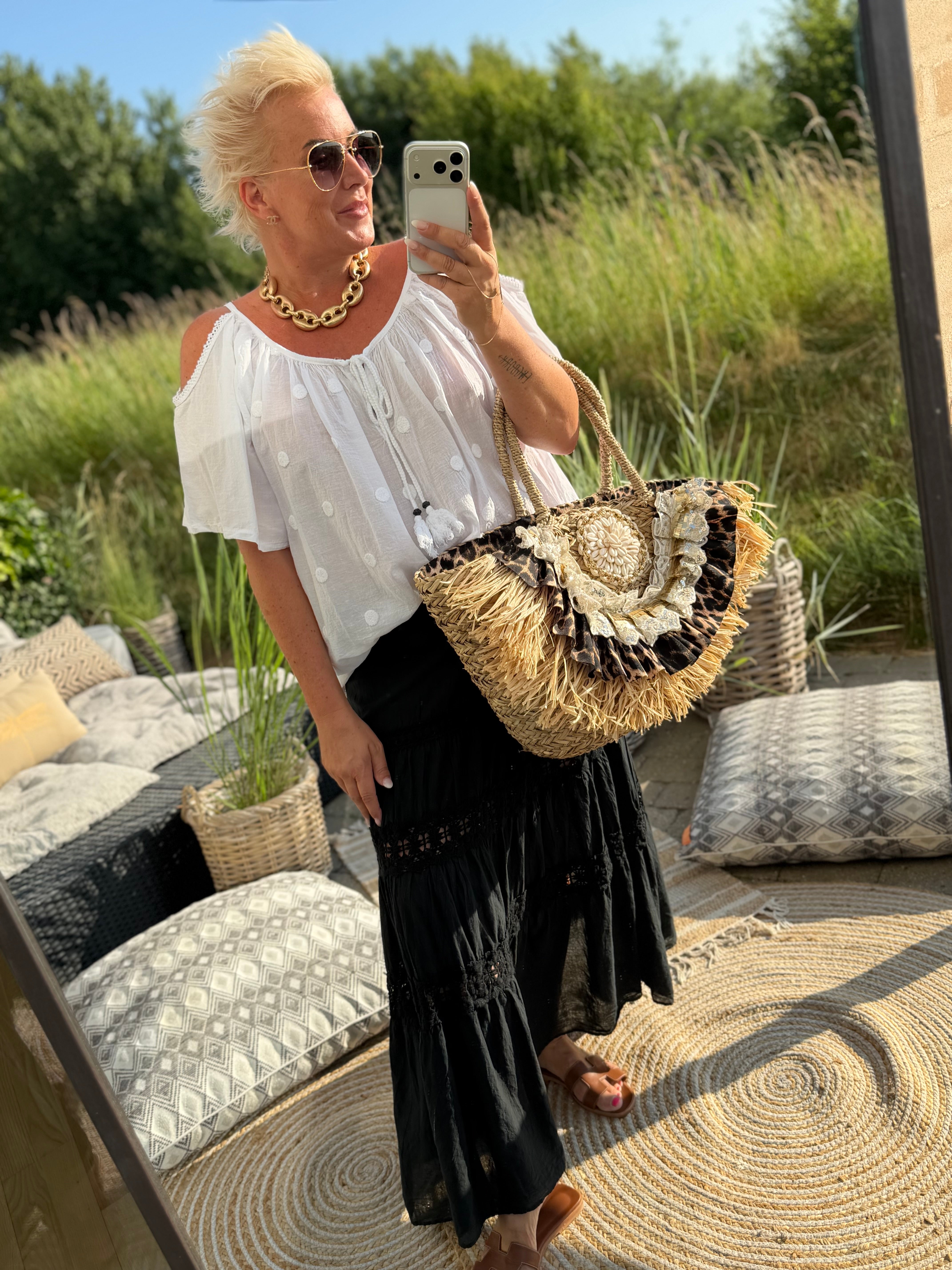 By Engbork Pamela long skirt black