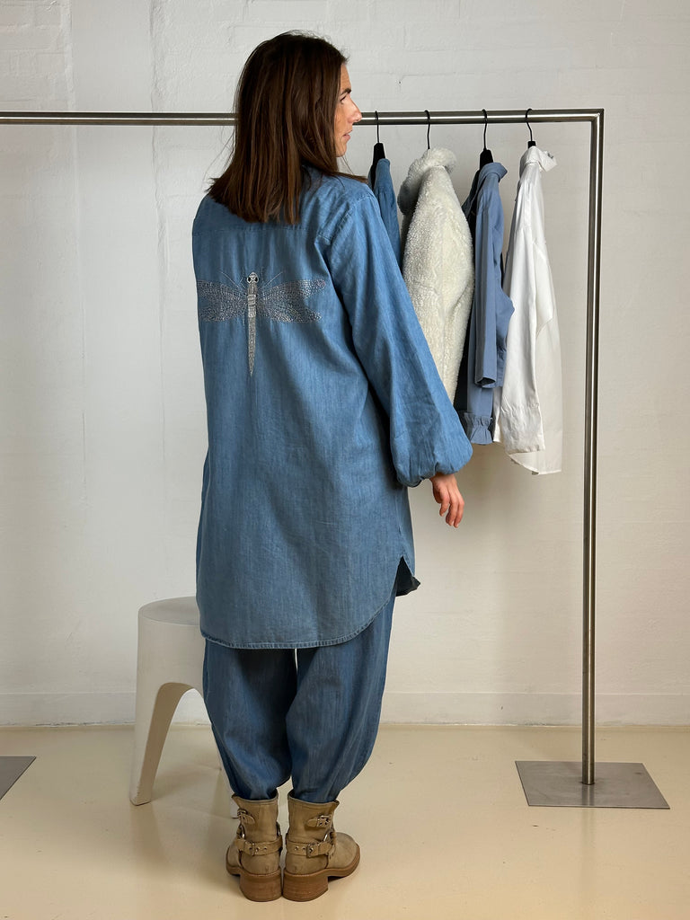 Gaspar 2510701 Pisa tunic dress light