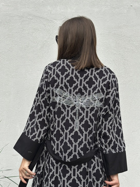 Gaspar 2601501 Yolo kimono black