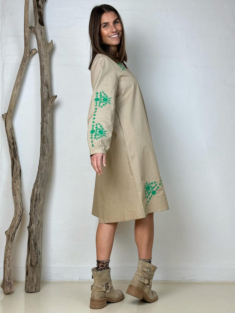 Gaspar 2510710 Berlin dress sand