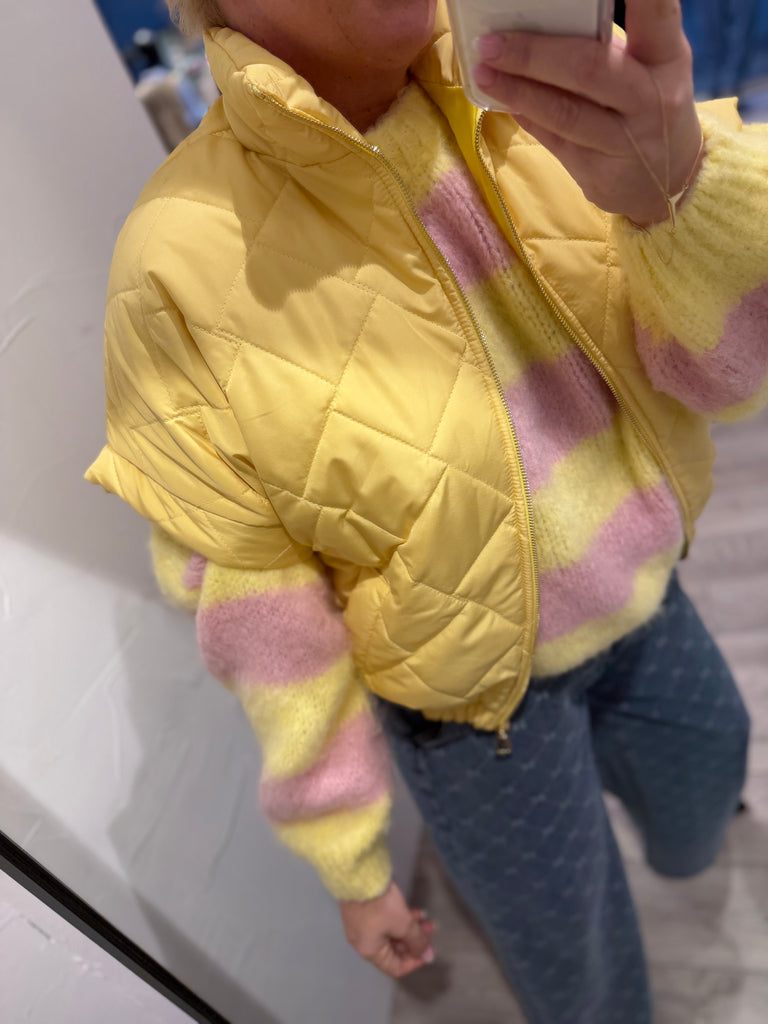 By Engbork Emilia vest quilted yellow