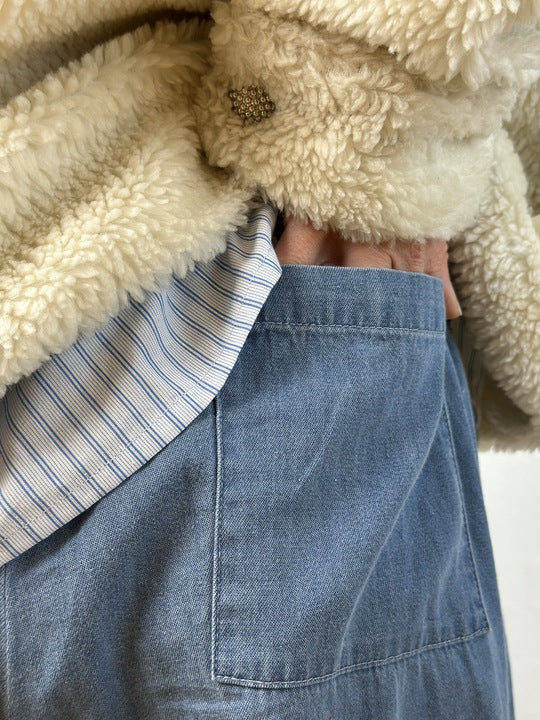 Gaspar 2510505 Harlem duffy jacket off white