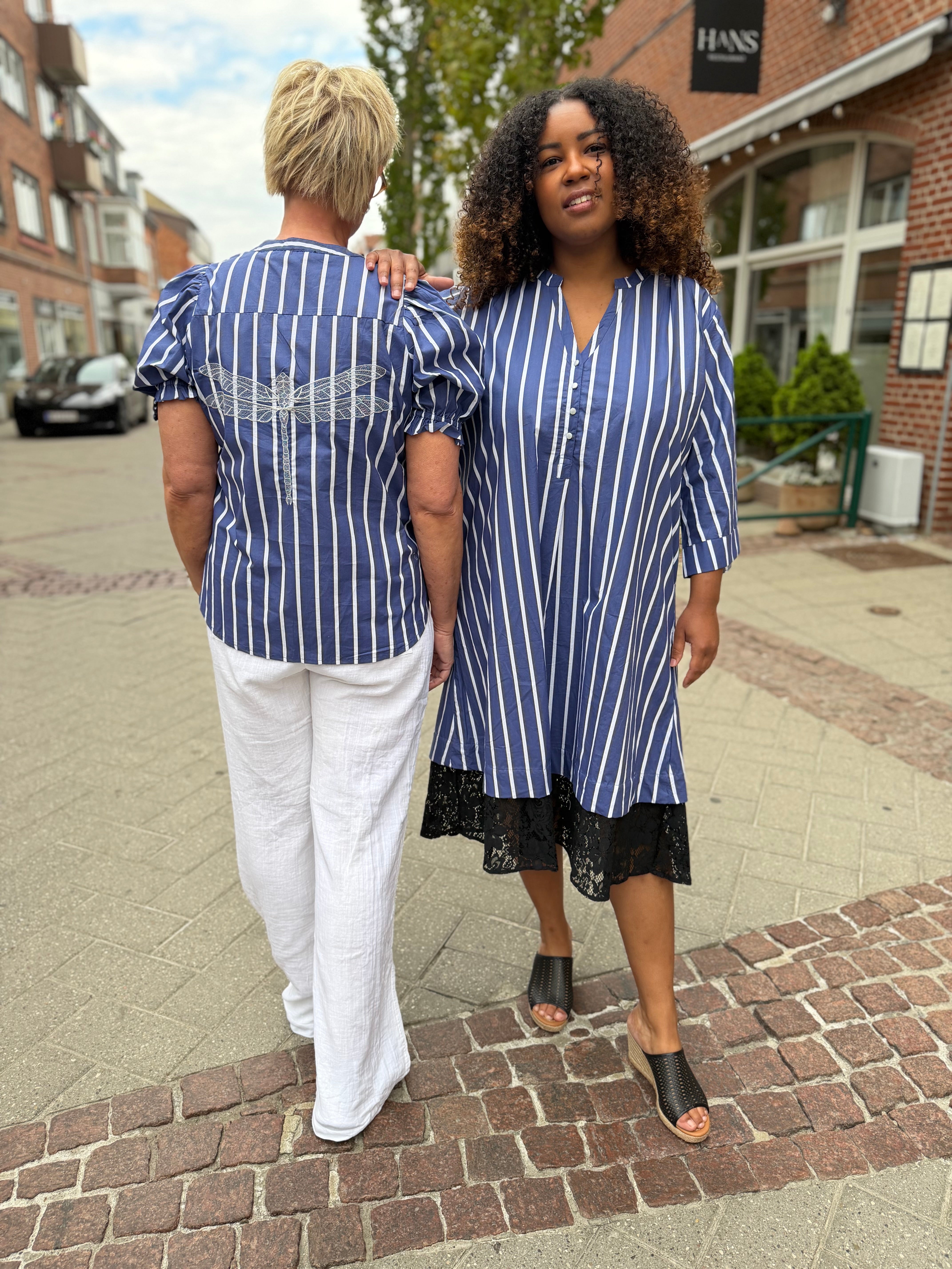 Gaspar 2601338 Tunø blouse stripe blue