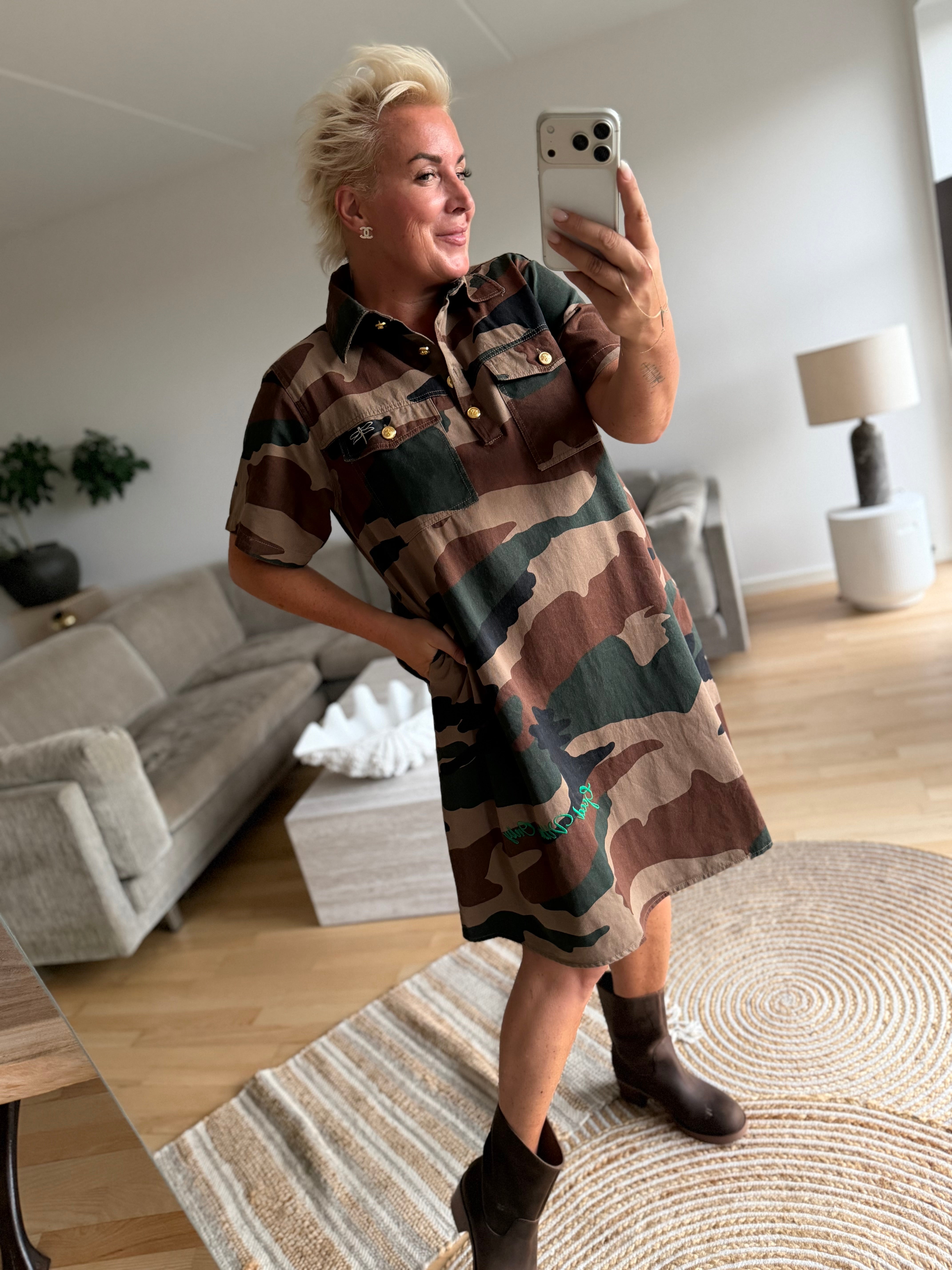 Gaspar 2607700 Nice Camo dress khaky