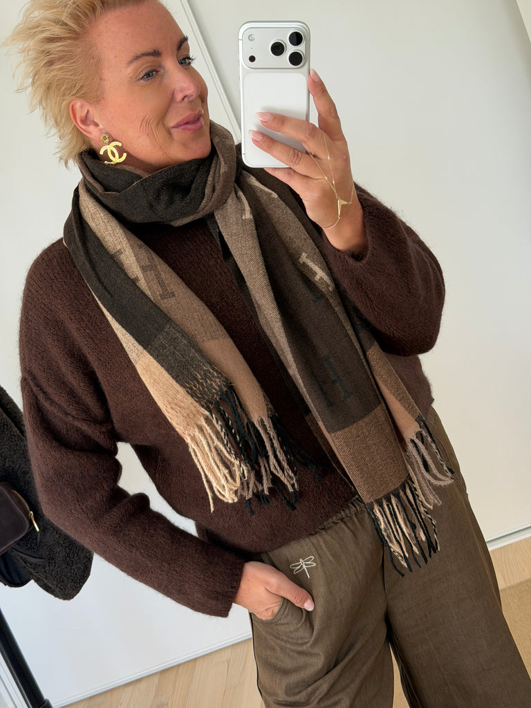 Tørklæde 0253-05 H letter brown