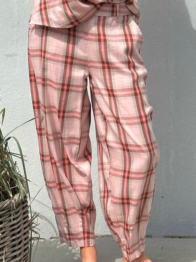 Gaspar 2601948 Colorado pants check pale