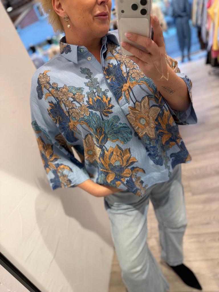 Love & Divine love1553 shirt paisley