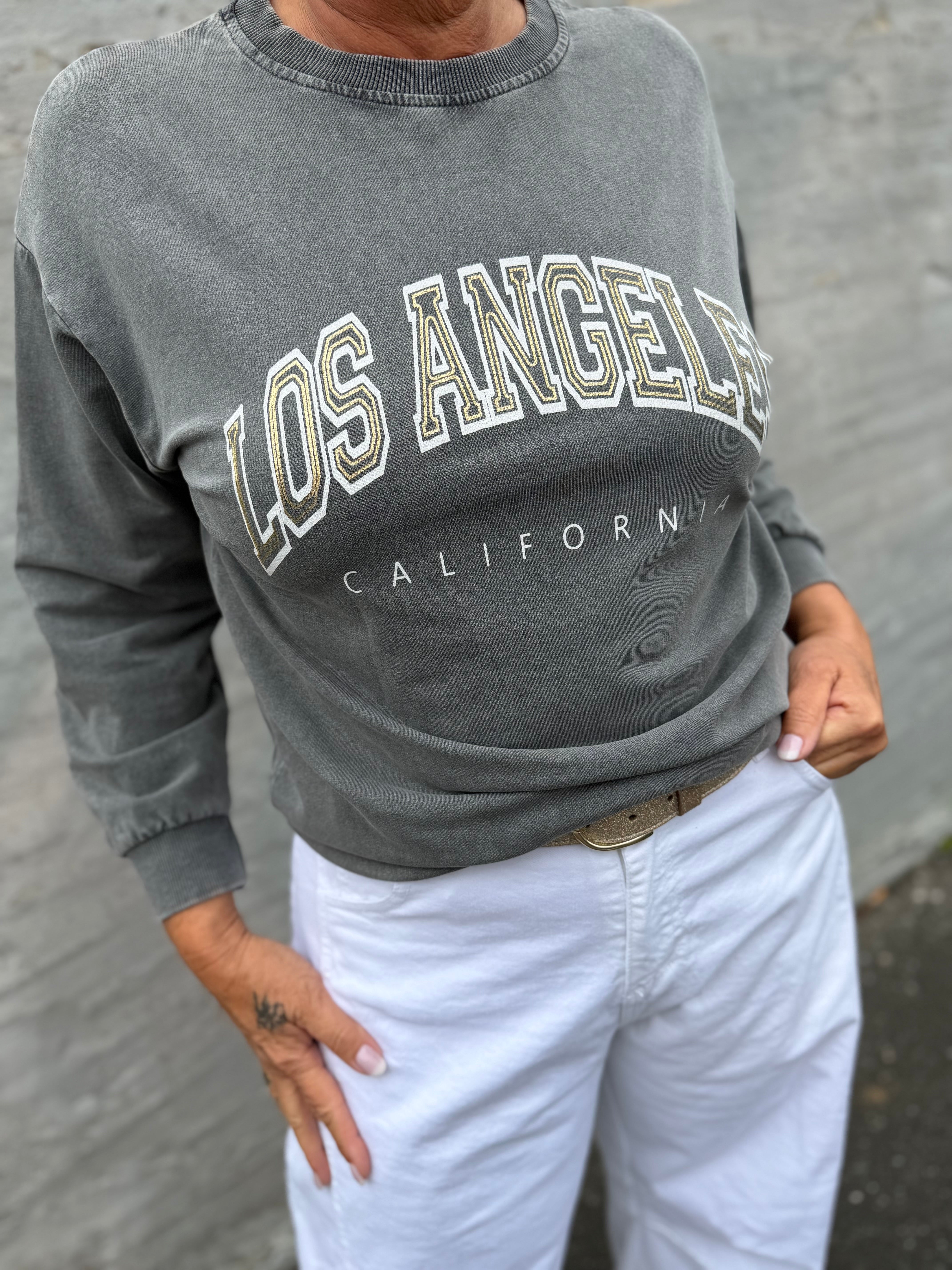By Engbork Los A sweat blouse grey