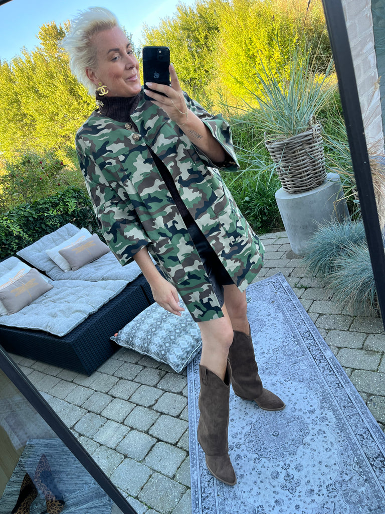 Design By Laerke jakke lang camu