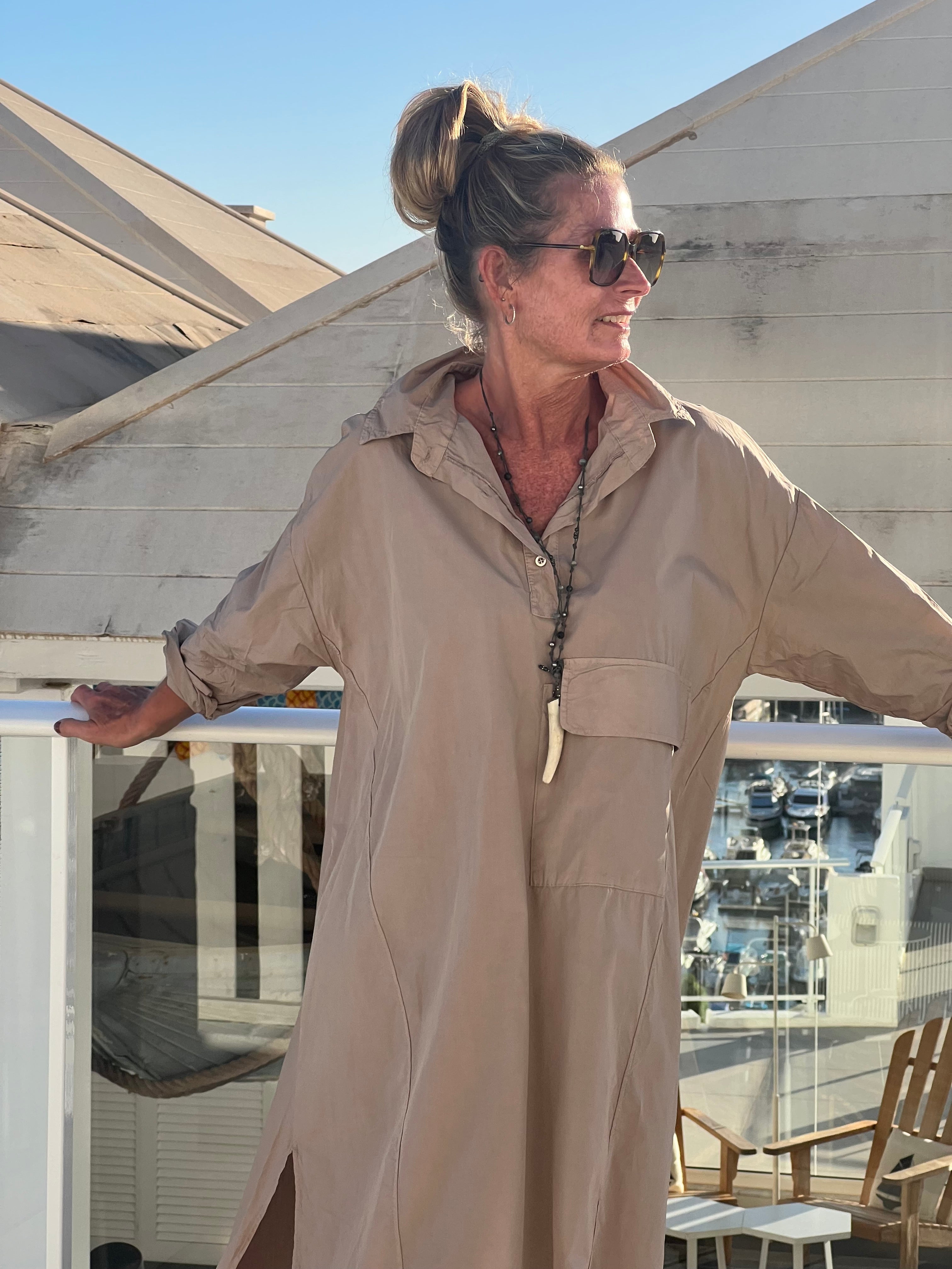 CABANA Living 11646 Duna dress mud