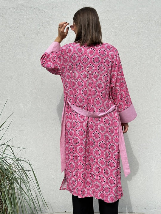 Gaspar 2601501 Yolo kimono pink