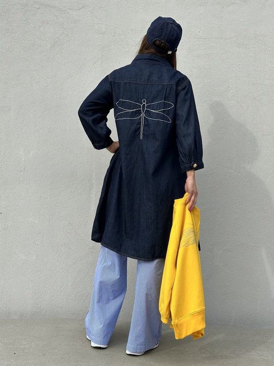 Gaspar 2507720 Rio denim dress dark