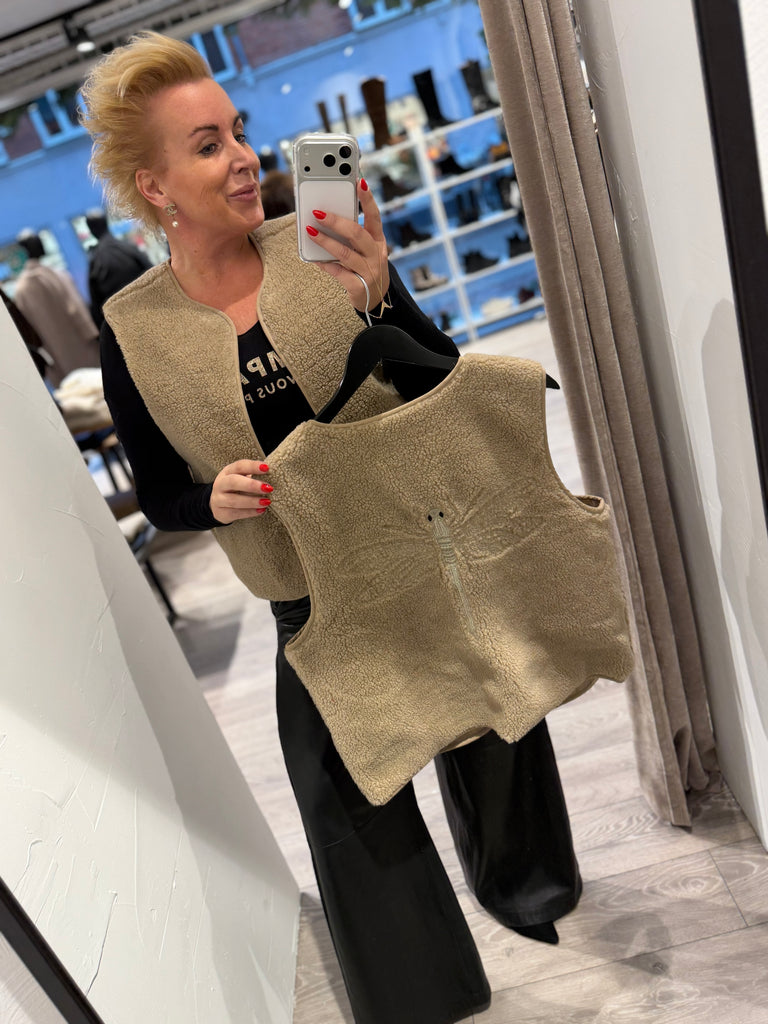 Gaspar 2510301 Duffy waistcoat champagne