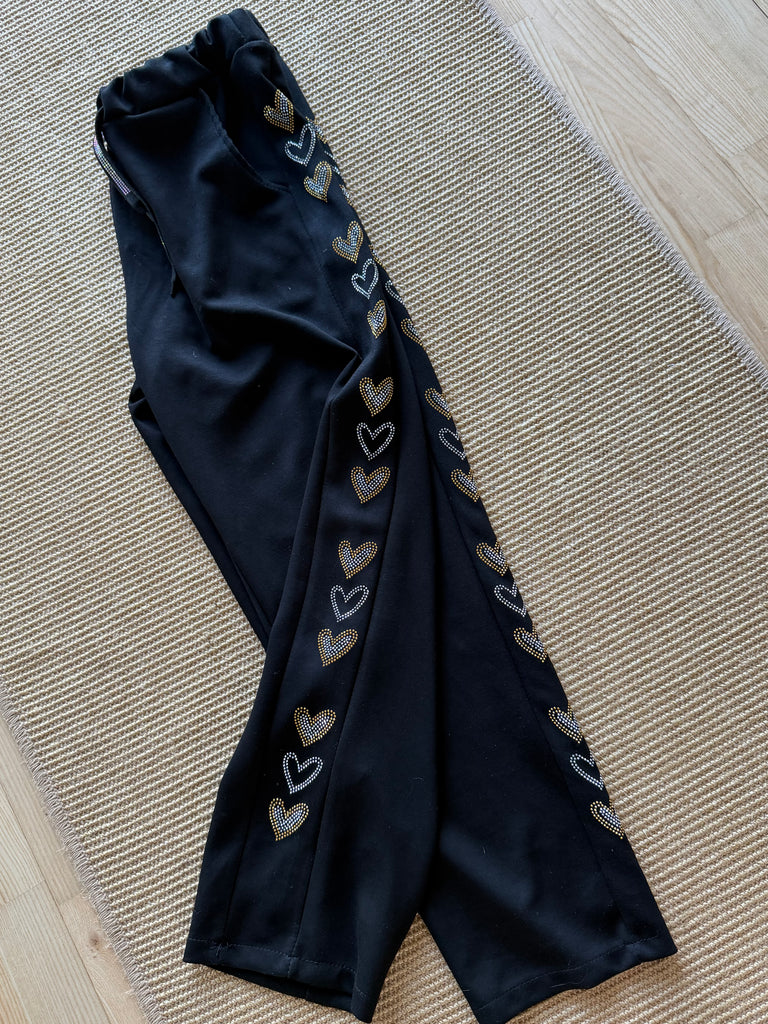 By Engbork heart pants black