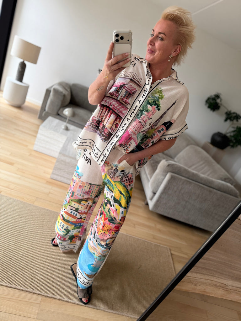 Magic shirt print cream