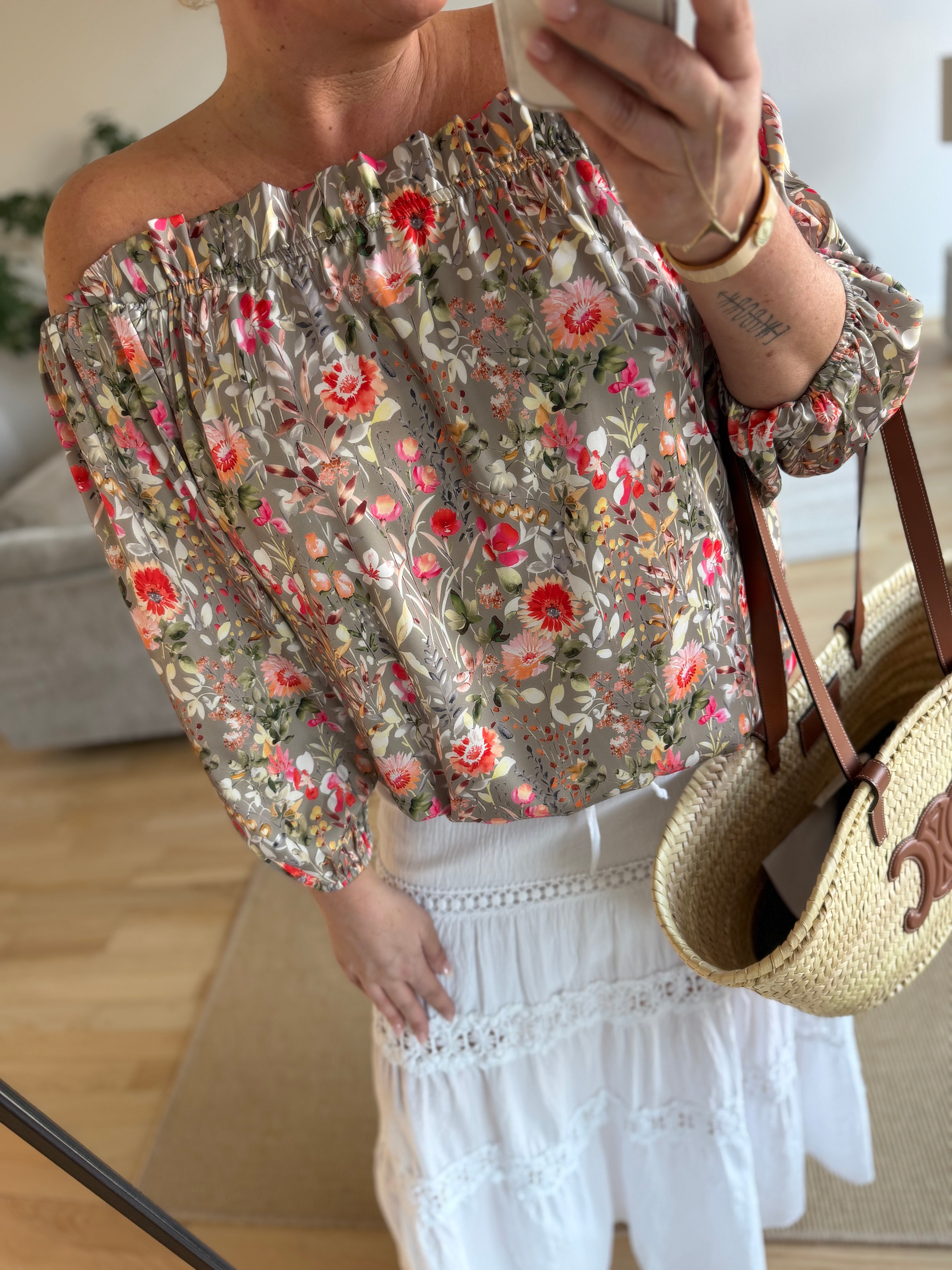 Design By Laerke Elisabeth bluse flower field