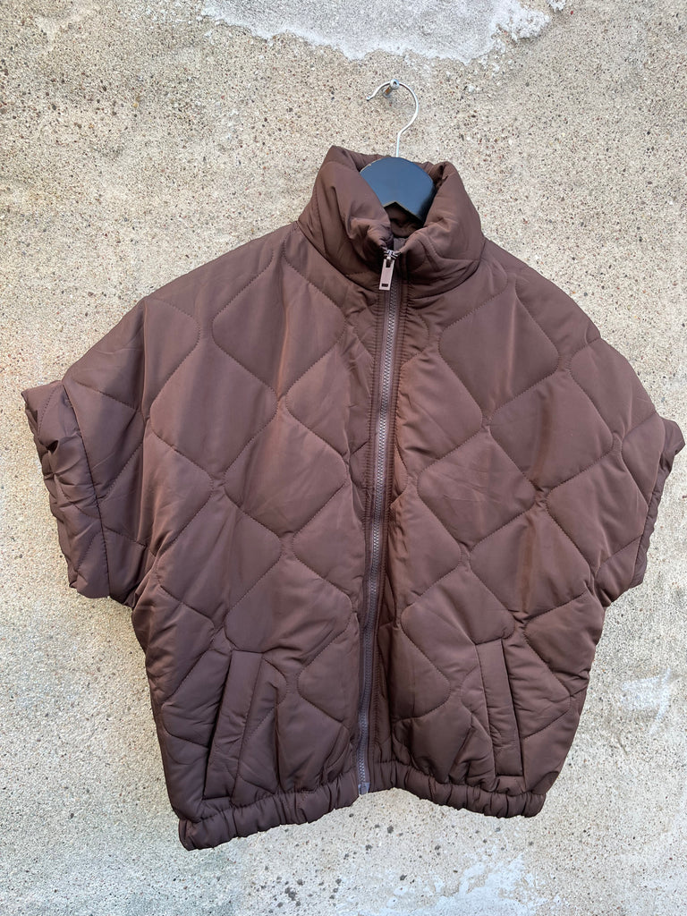 Boho Love B1280 vest vatteret brown