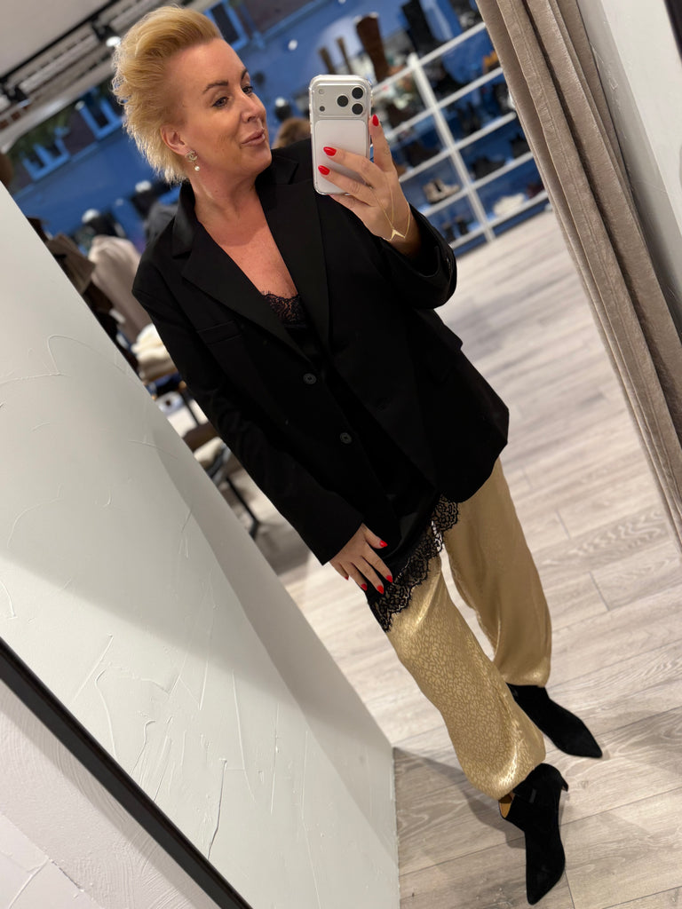 Gaspar 2507907 Fiji satin bukser