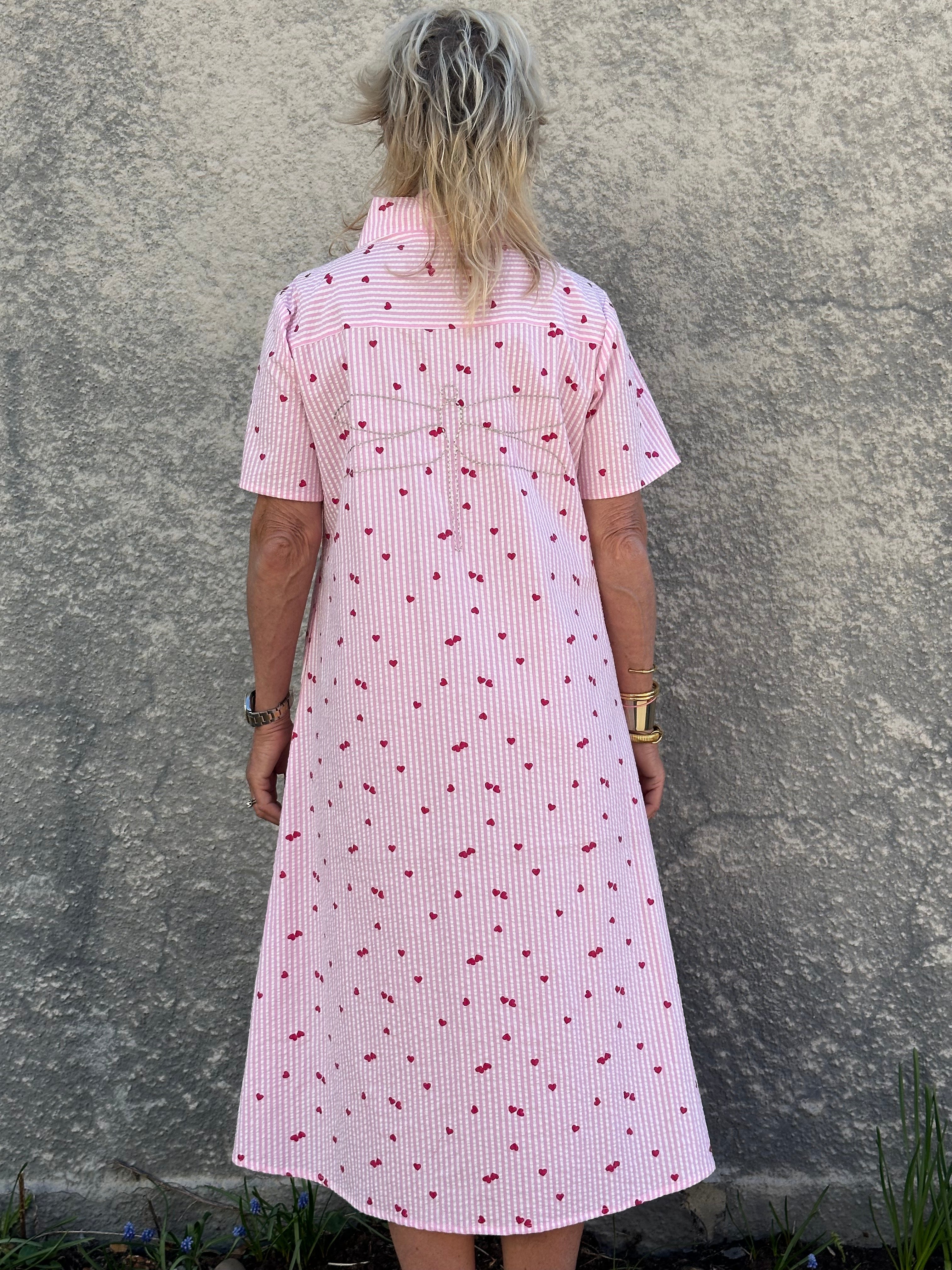 Gaspar 2601752 Java dress heart rose