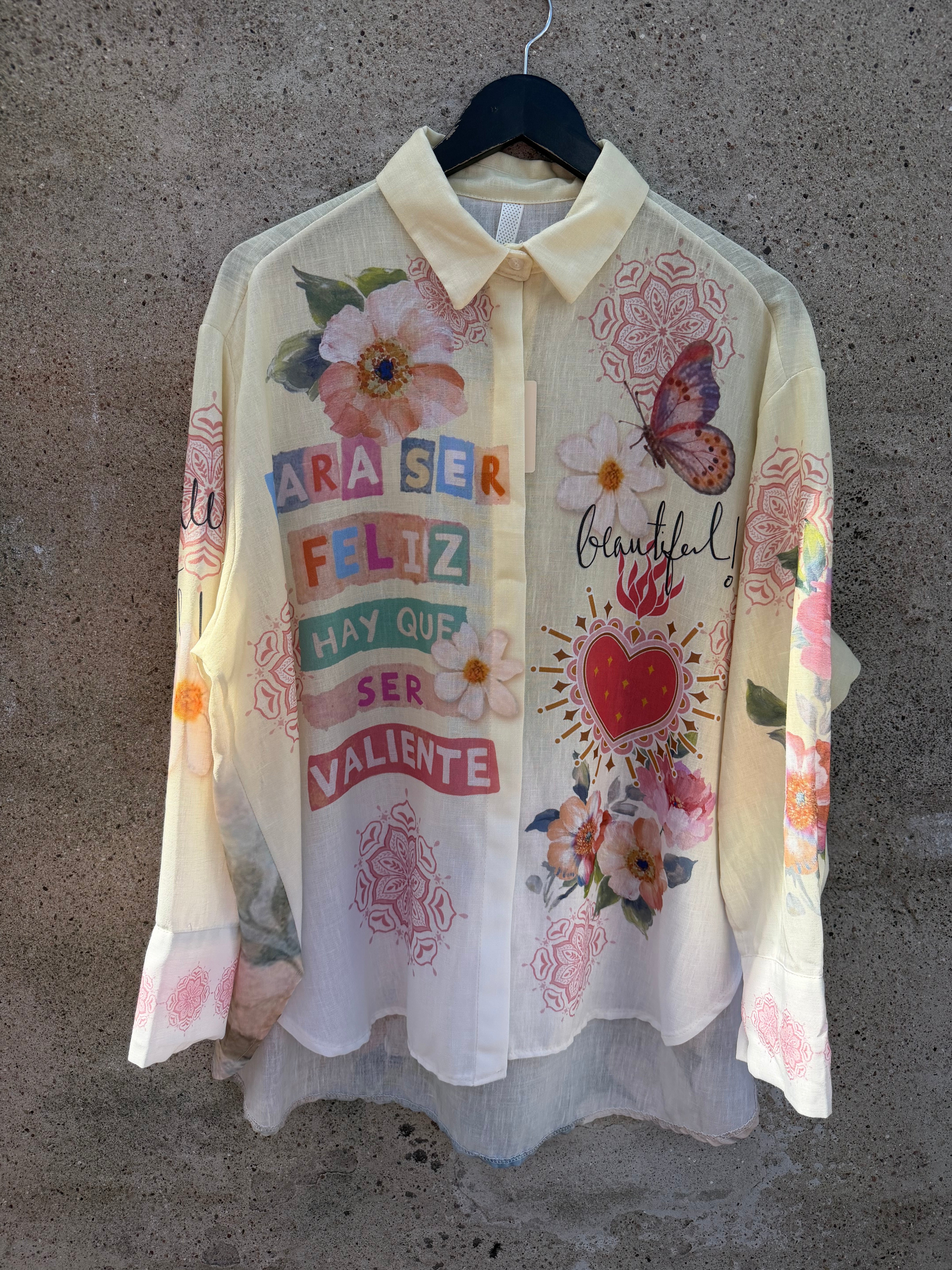 Molly flower shirt yellow