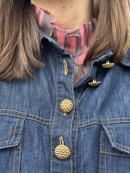 Gaspar 2507720 Rio denim dress dark