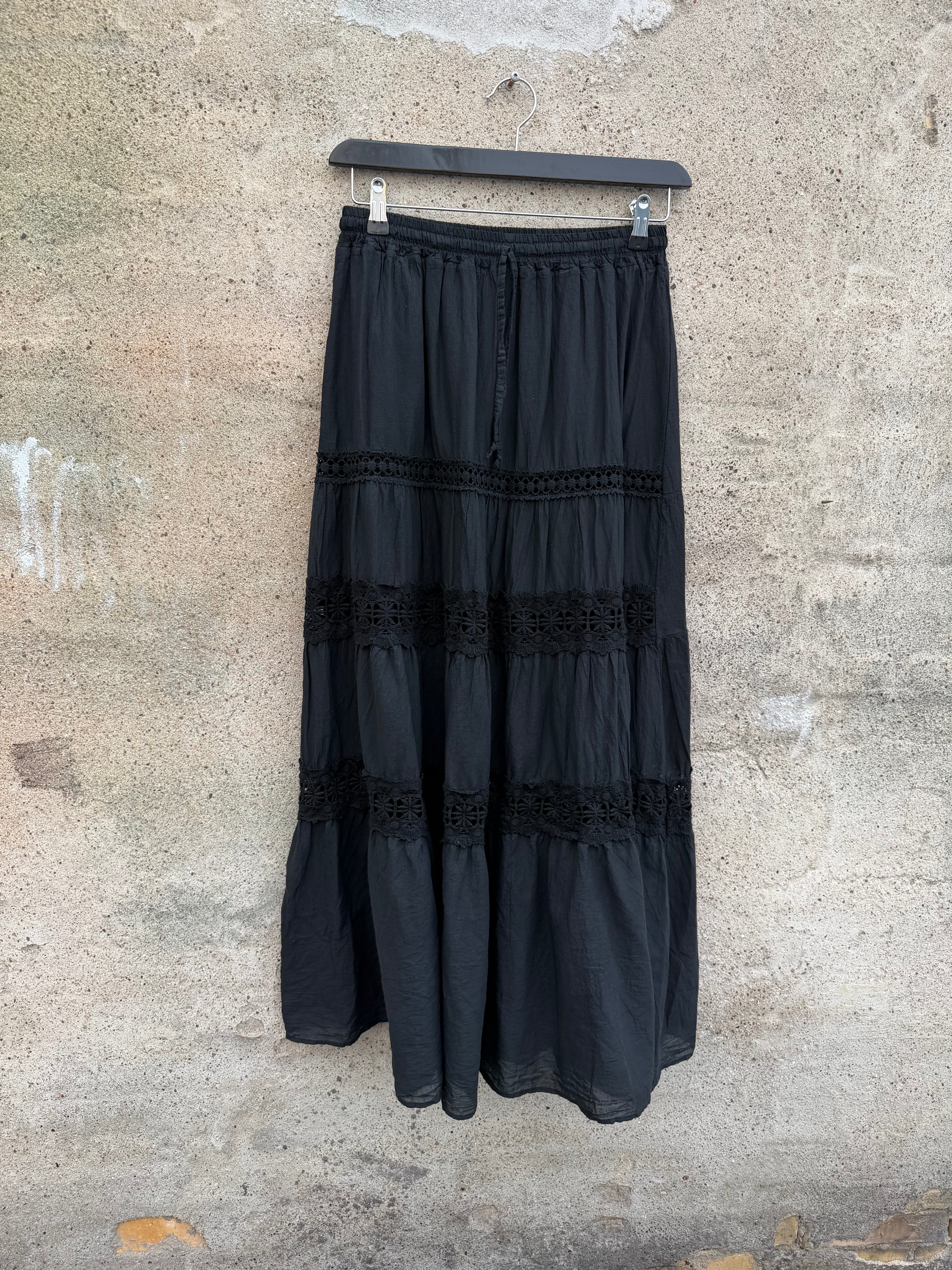 By Engbork Pamela long skirt black