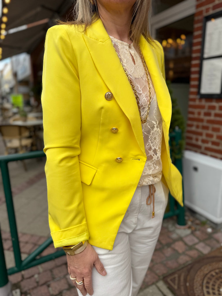 By Engbork Marigold blazer yellow