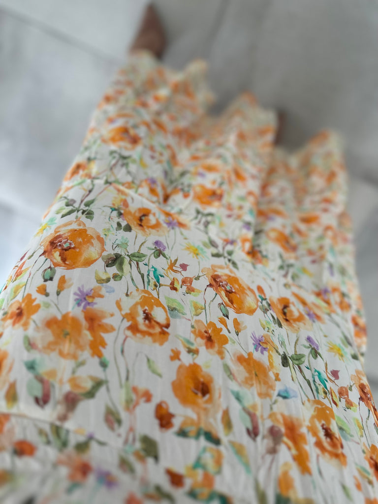 Stajl 7301 Boho skirt flower 6 orange