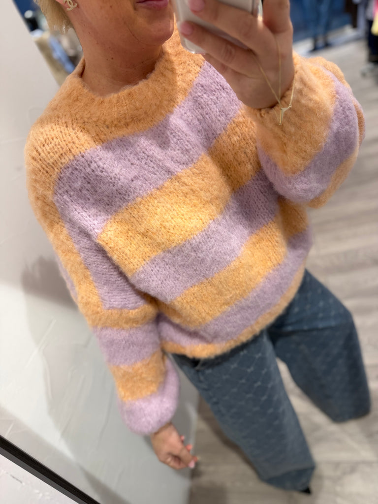 By Engbork Edie strik stripe peach