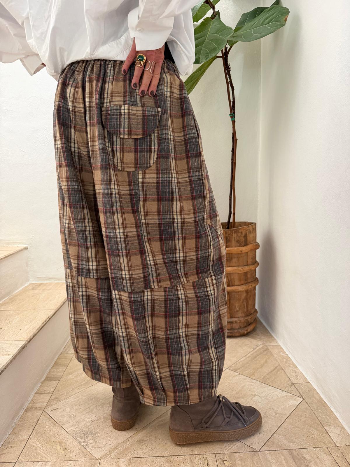 CABANA Living checky pants nature 70827121