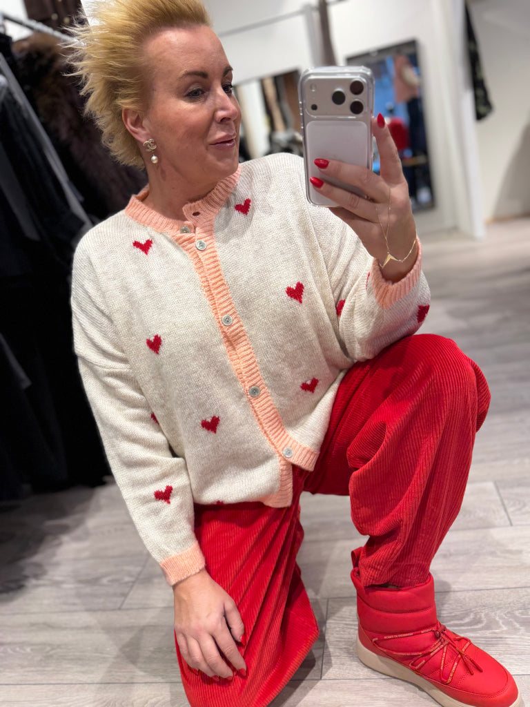 Boho Love B1298 cardigan heart