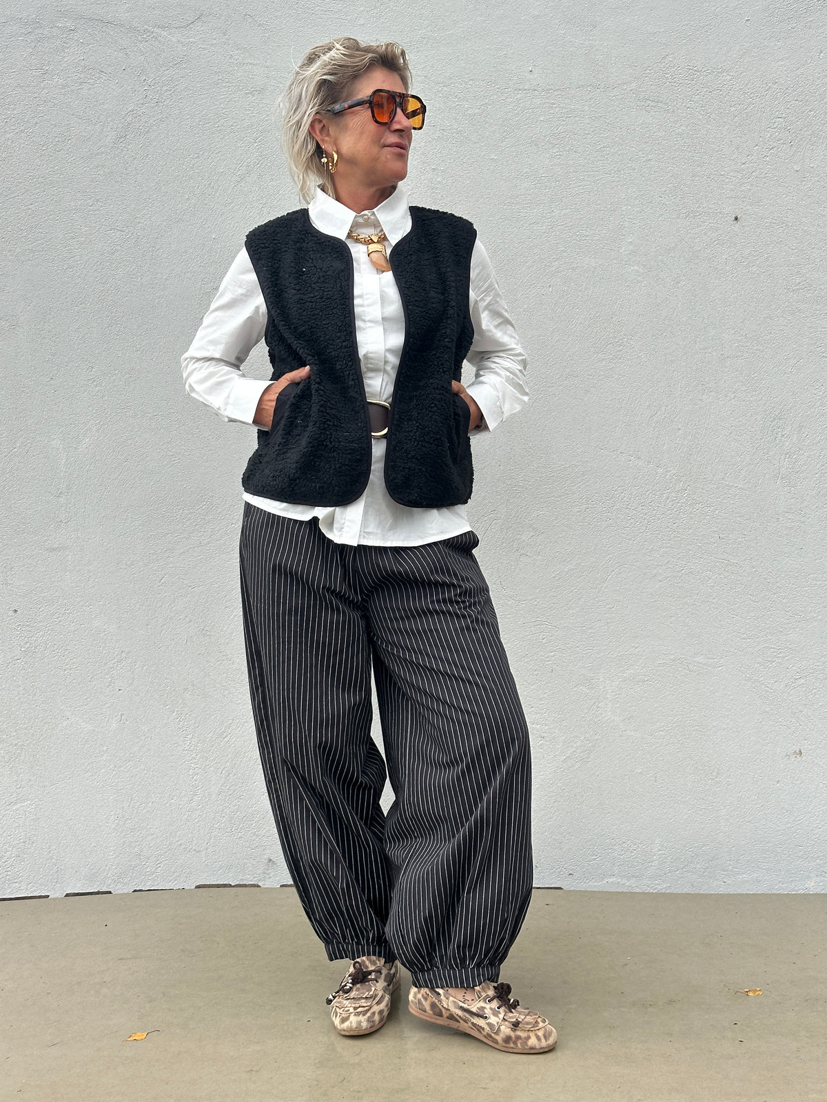 Gaspar 2607362 Duffy waistcoat black