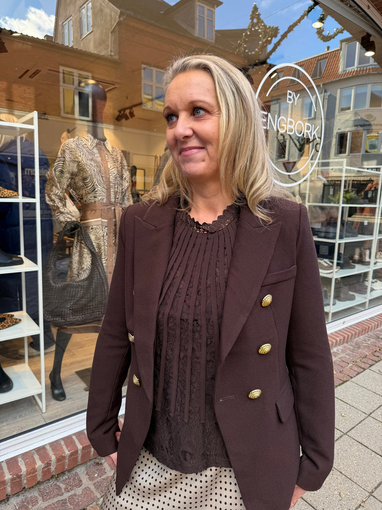 By Engbork Eleanor blazer gold brown