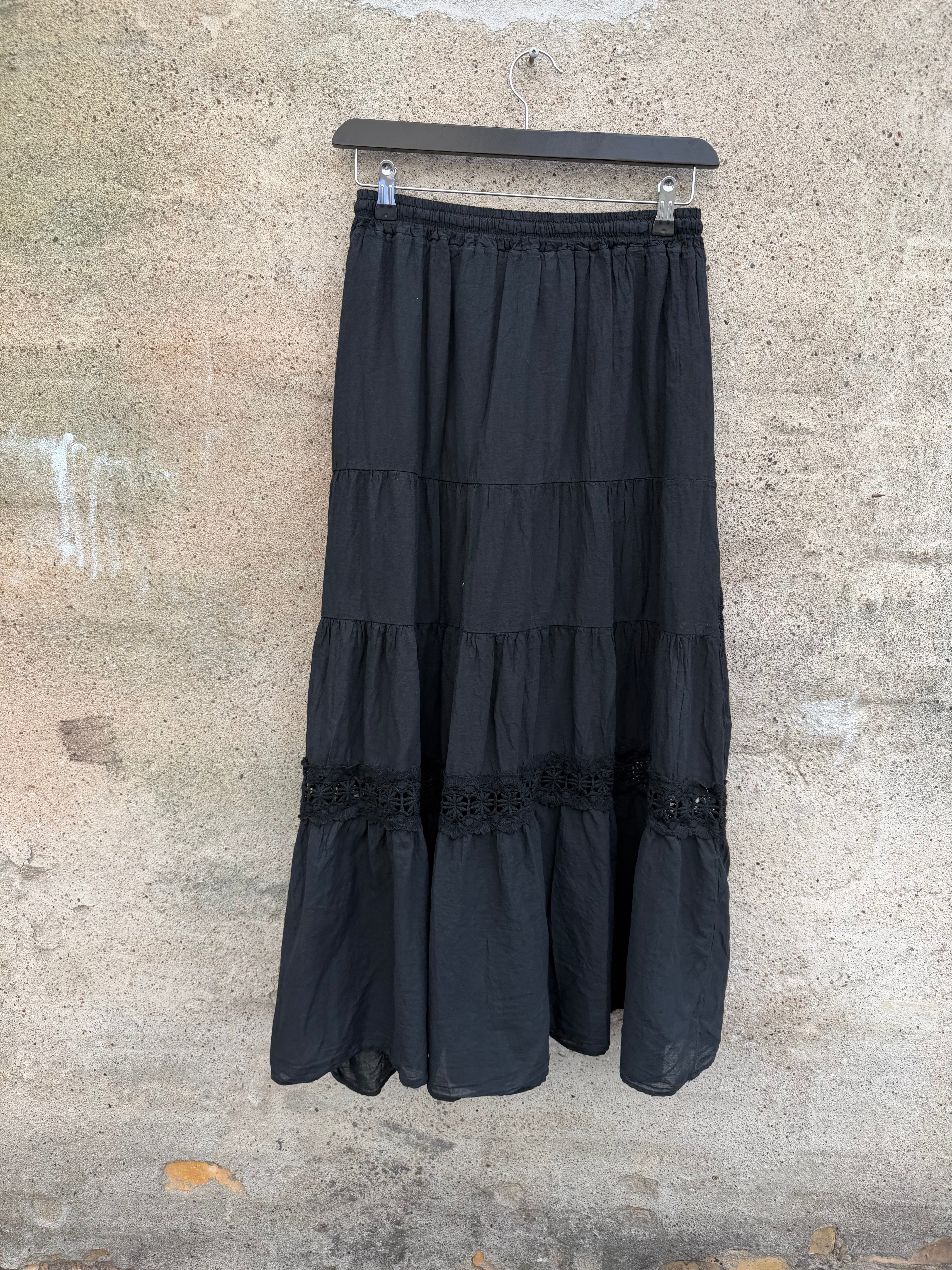 By Engbork Pamela long skirt black