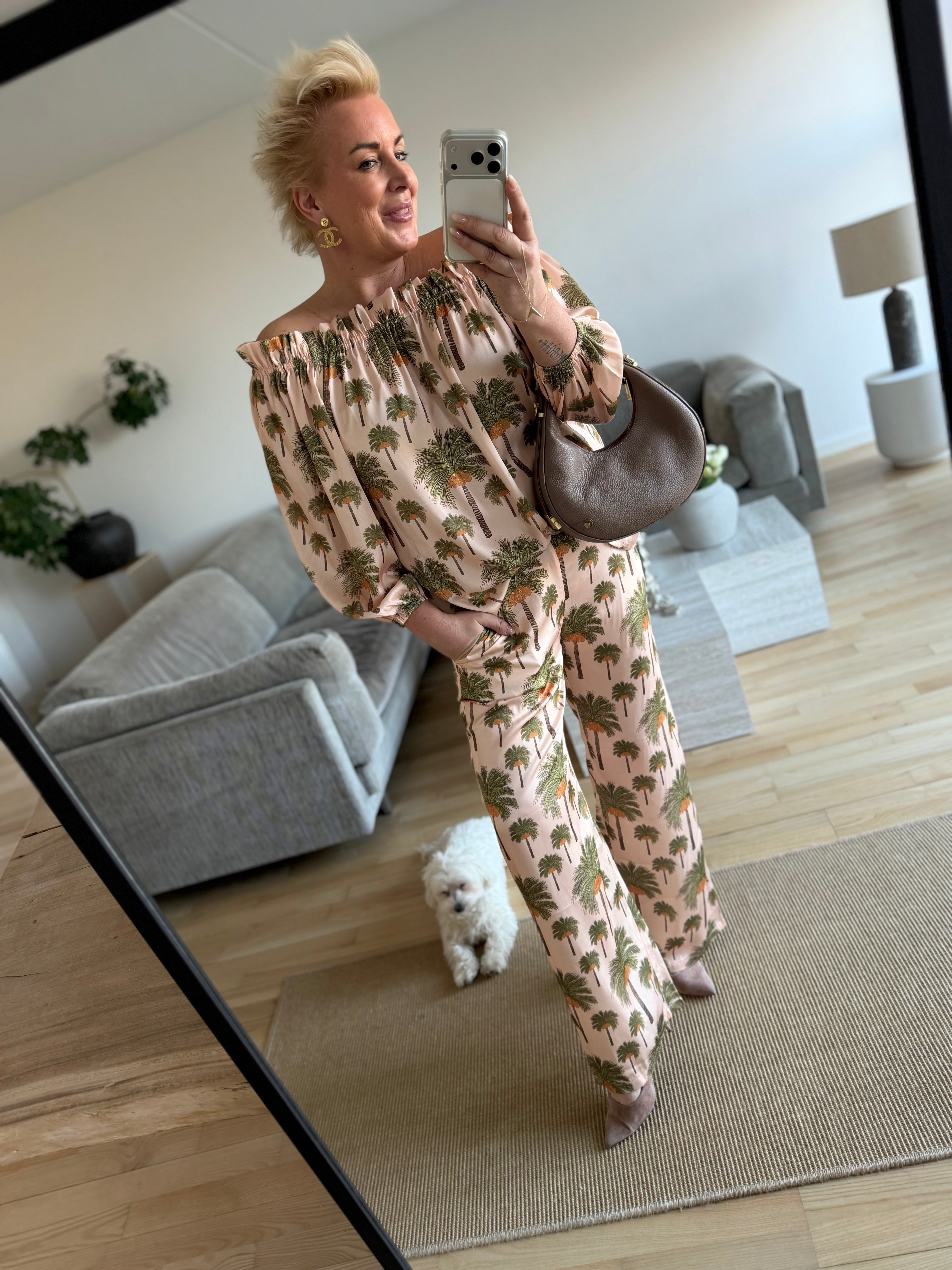 Design By Laerke nude palm bukser