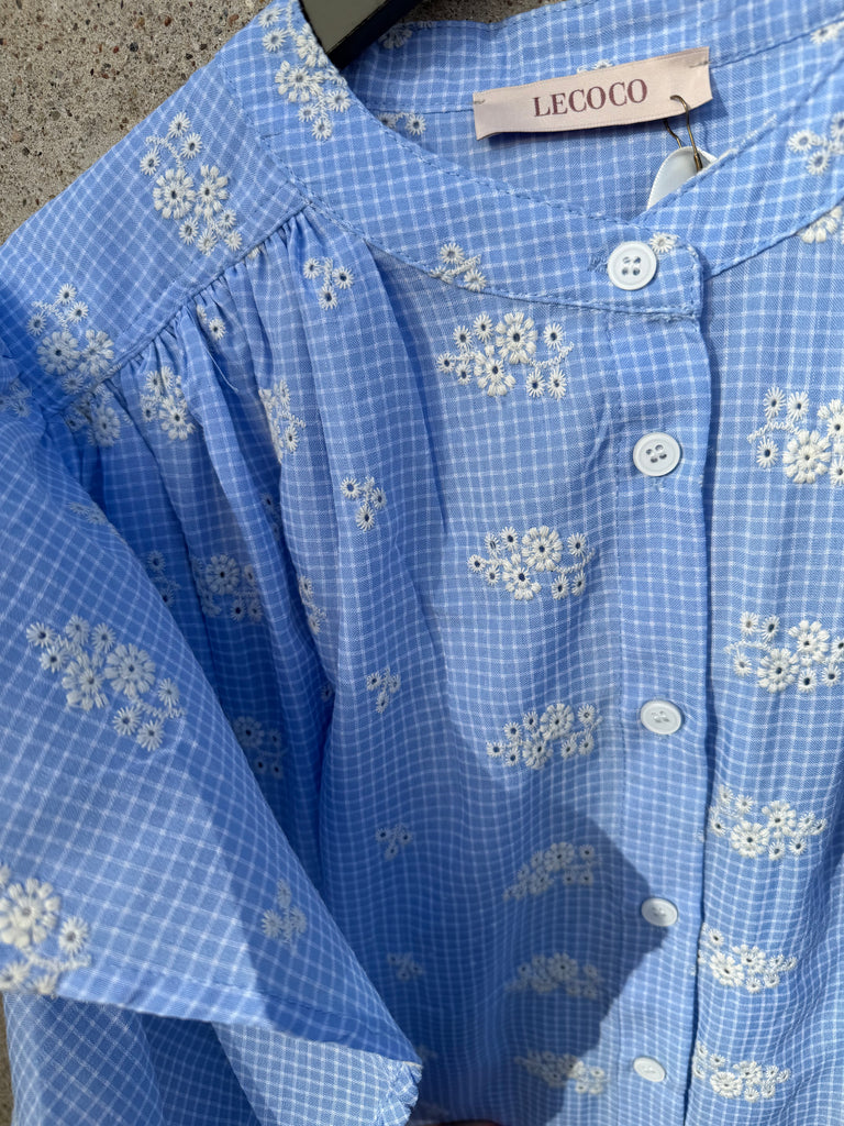 LECOCO 35045 Ruby skjorte top blue