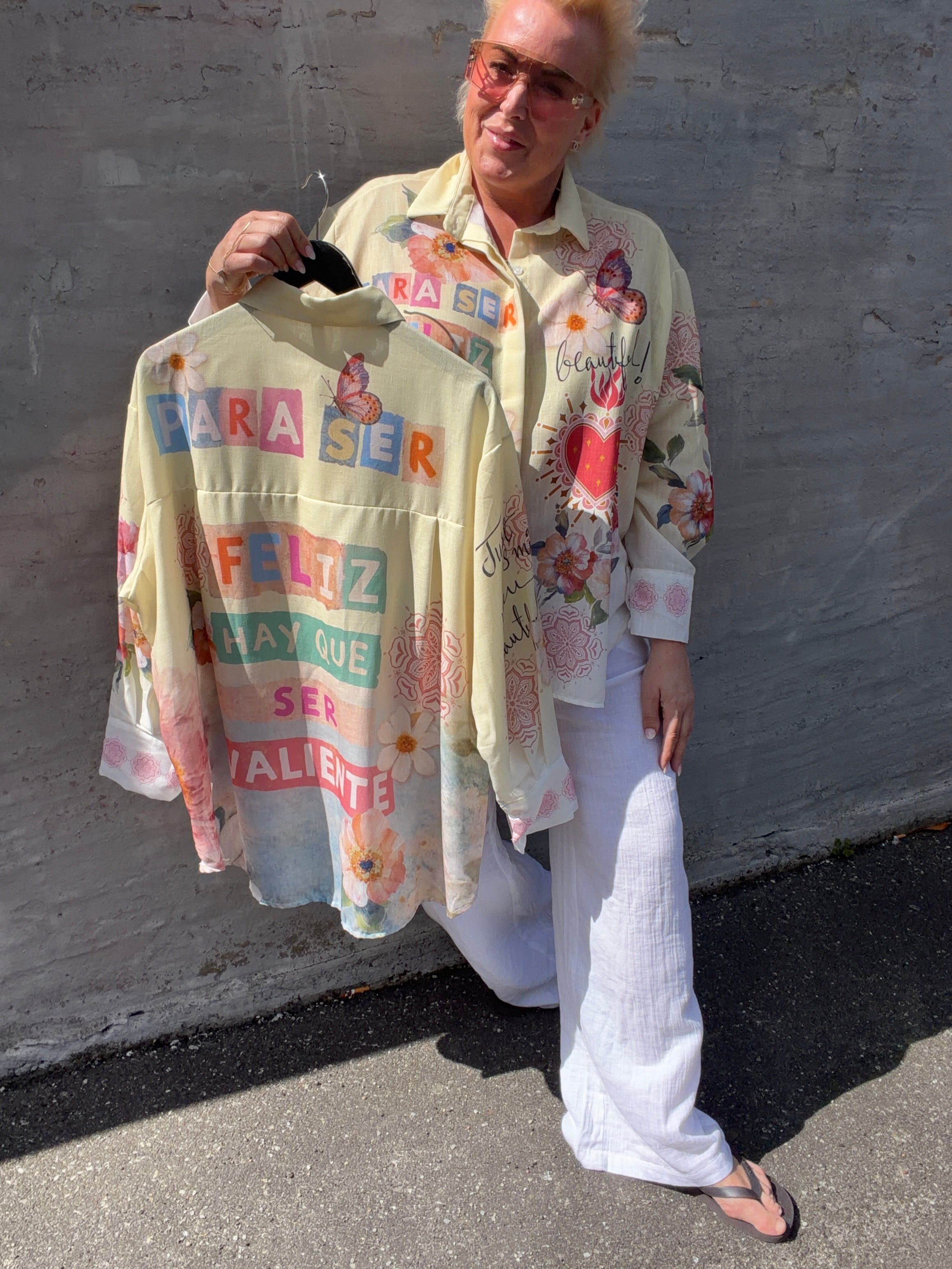Molly flower shirt yellow