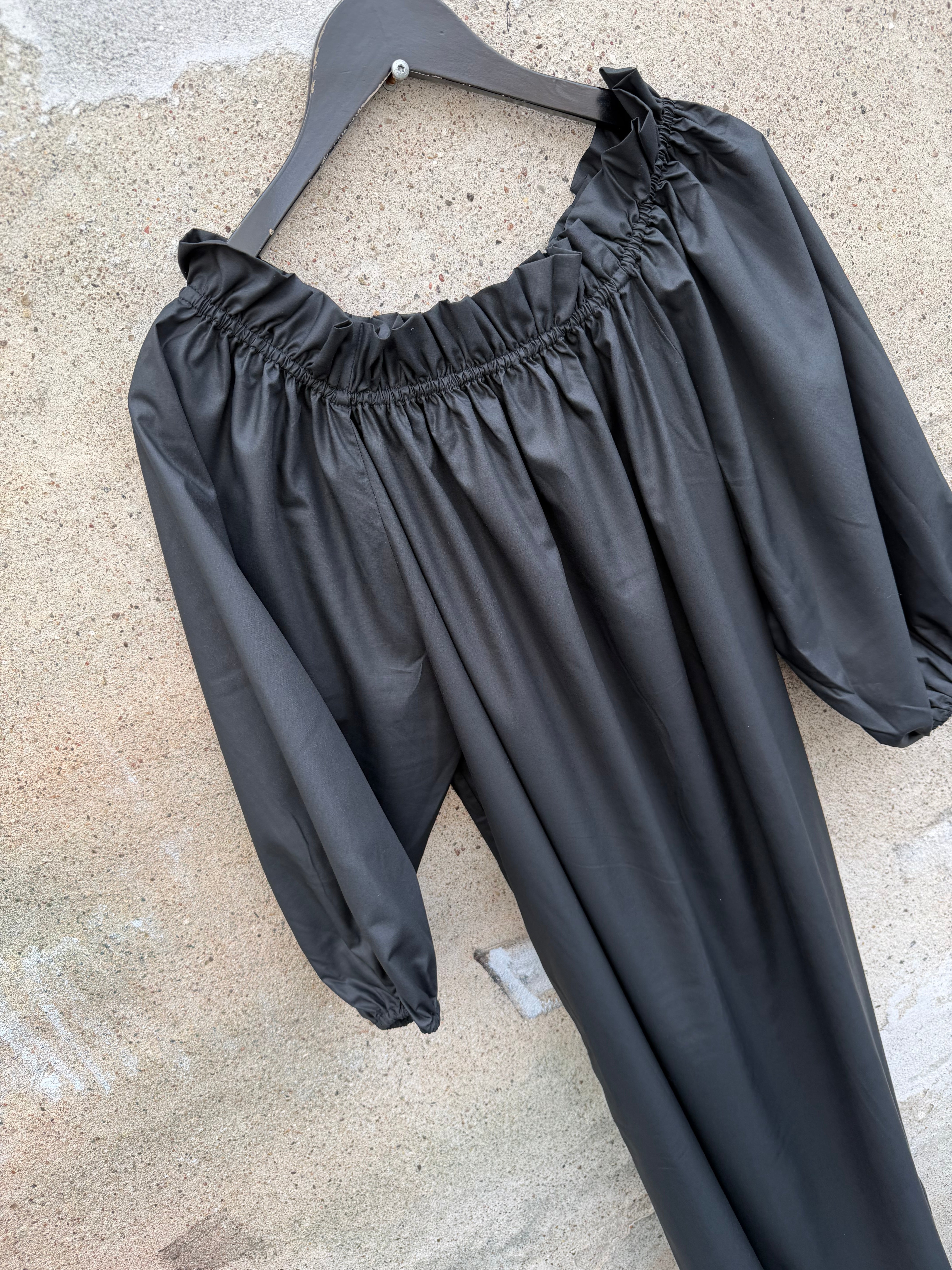 Design By Laerke Elisabeth long dress solid black