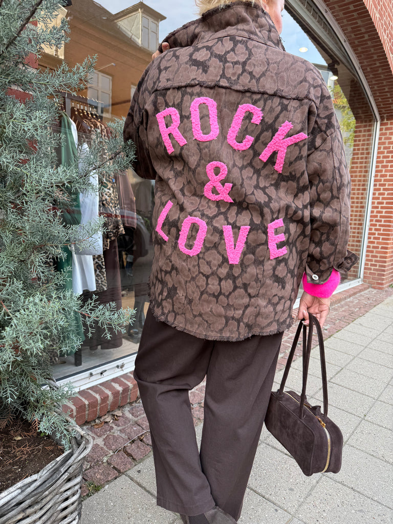 Boho Love b1309 Rock & Roll skjorte brown