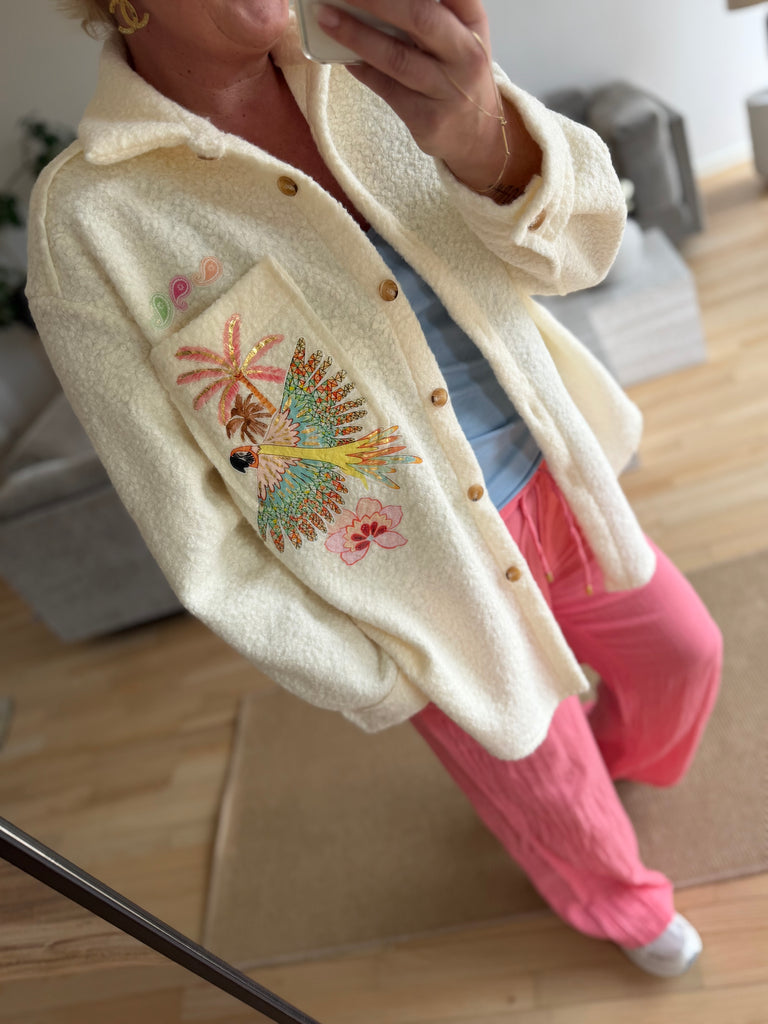 By Engbork palma skjorte mix offwhite