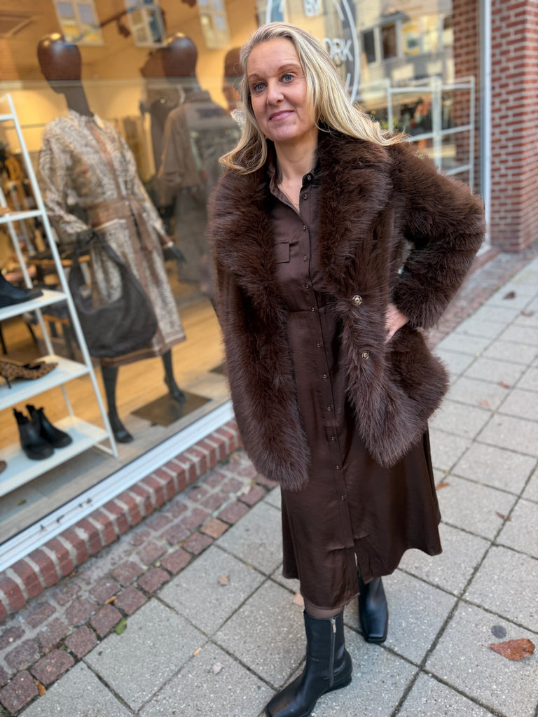 Depeche 100386 Vera fur brown