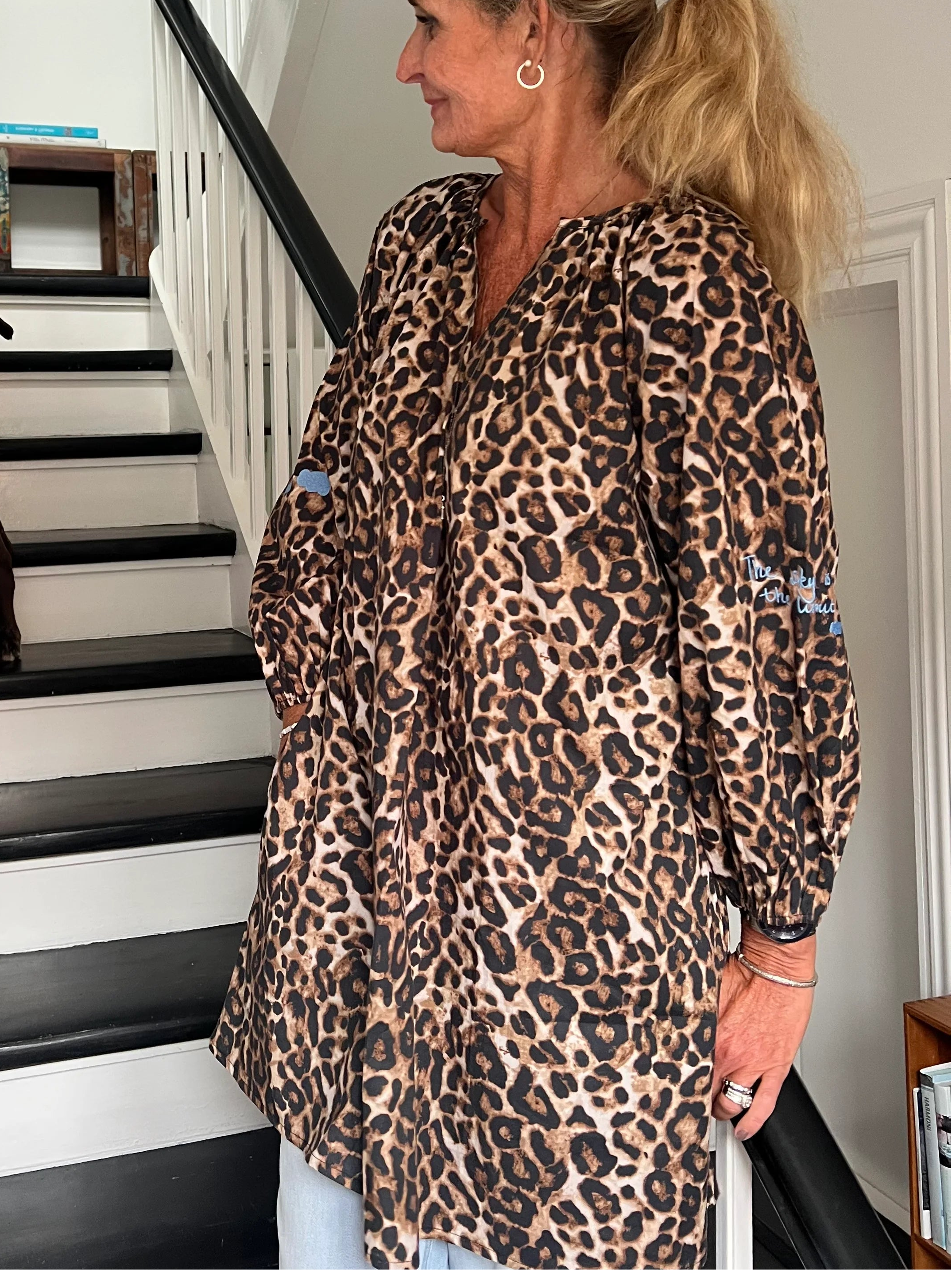 WAUW Ana tunic short leo