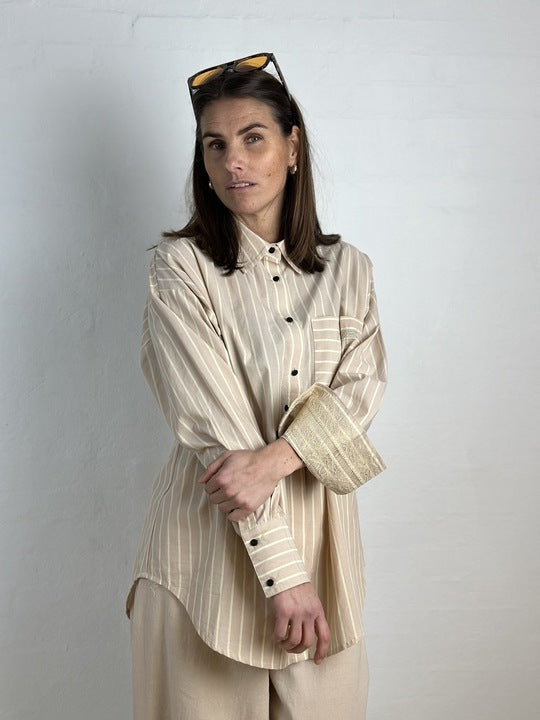 Gaspar 2610328 Skagen shirt stripe sand