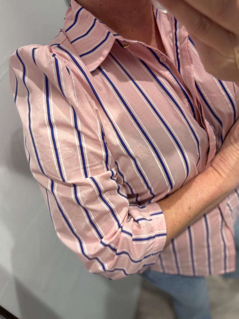 Liberte 21249 Flora blouse stripe rose