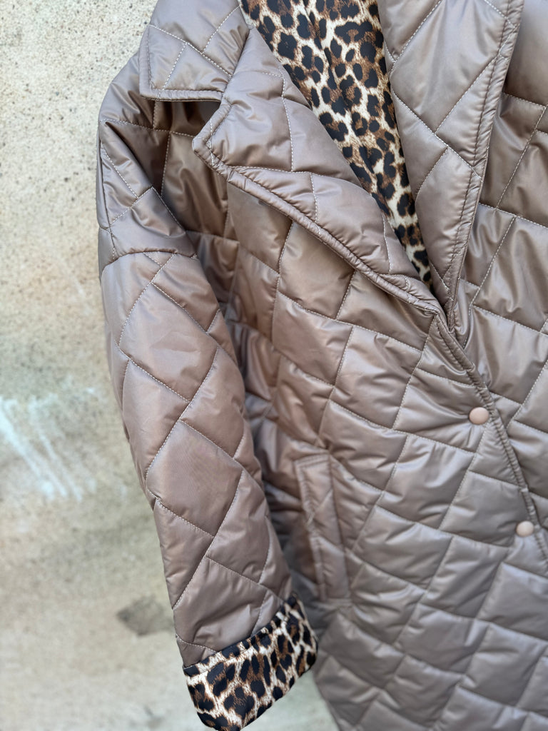 By Engbork Karen quilted jacket mink