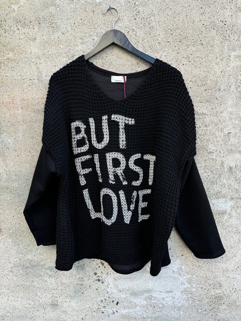 By Engbork But First Love blouse black